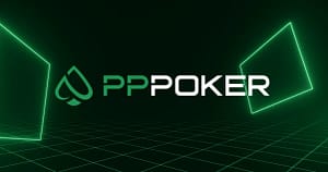 PPPoker Review 2026 cover image with green neon PPPoker logo, private club poker app branding and digital poker table grid